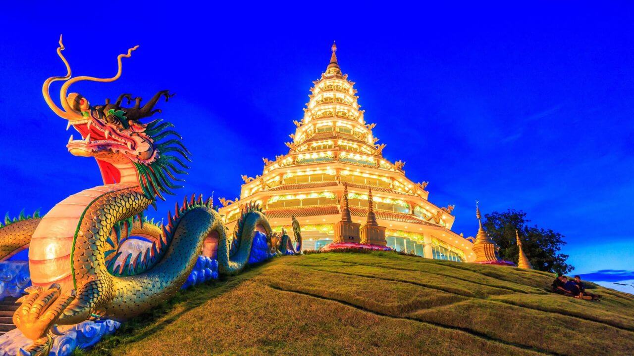 temples anciens de Chiang Rai
