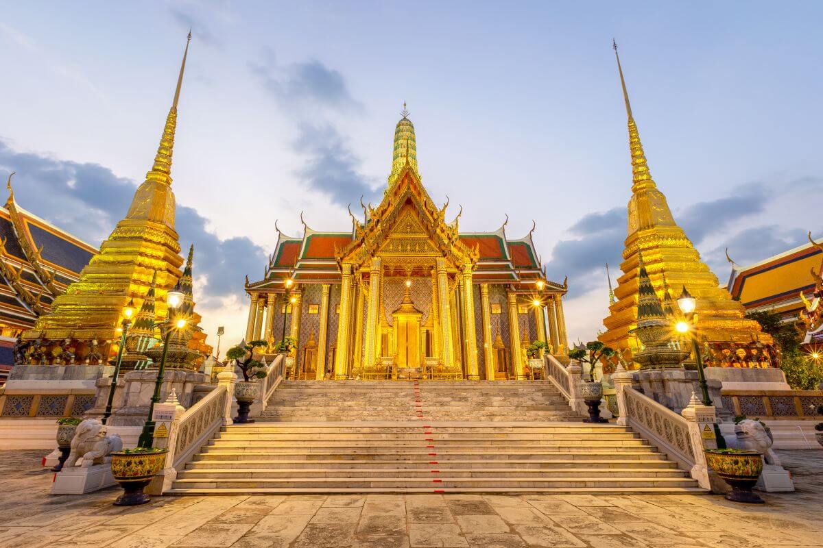 Wat Phra Kaew temple.