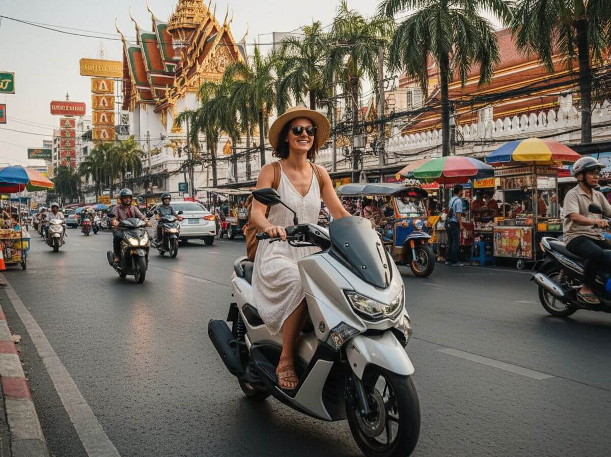 Prix de la location d'un scooter à Bangkok