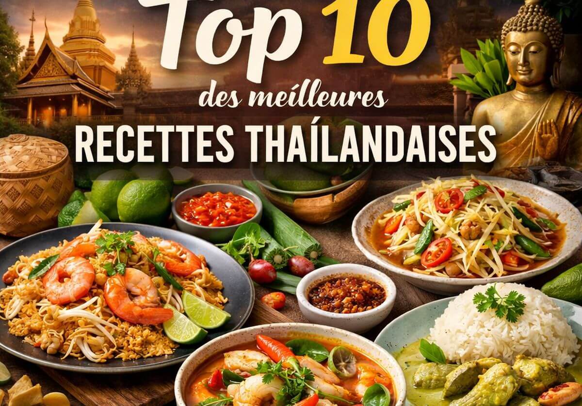 Top 10 des meilleures recettes thaïlandaises faciles à préparer à la maison