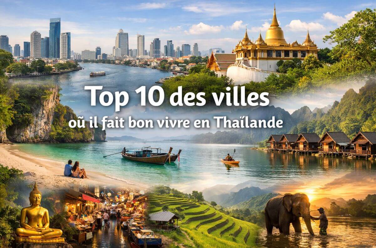 Top 10 des villes où il fait bon vivre en Thaïlande
