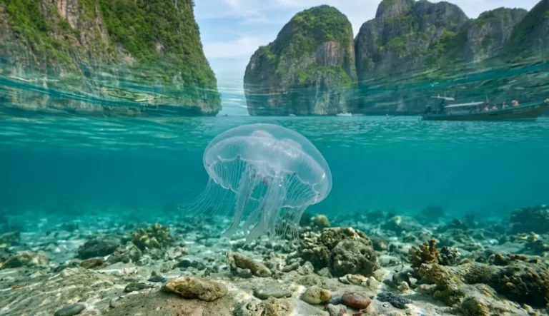 Saison des méduses en Thaïlande : calendrier, plages à risque et précautions